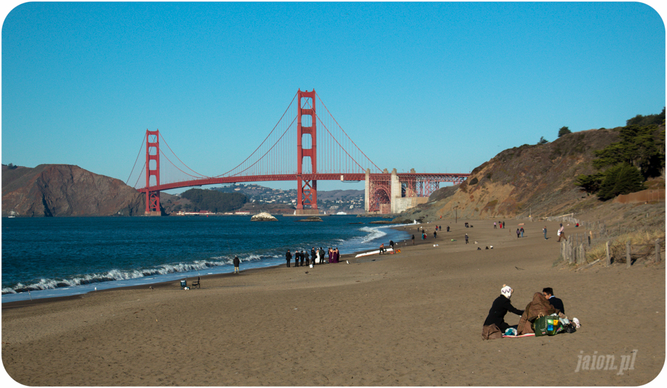 San Francisco, Golden Gate, California, USA, Ameryka, Bakers Beach, 